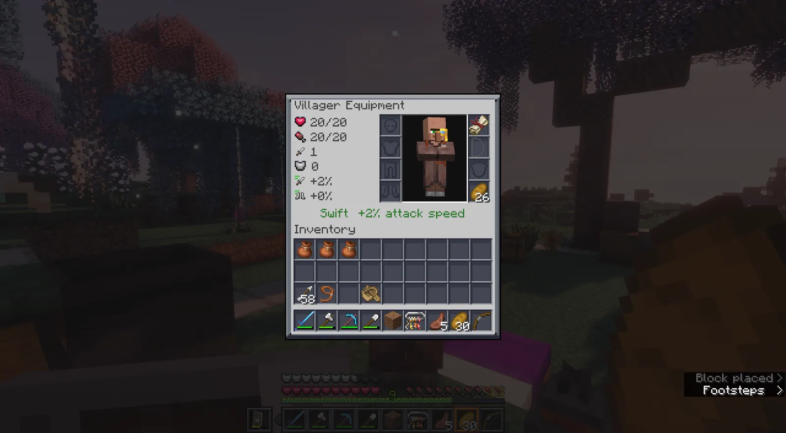 ExfilCraft screenshot: Resident Stats